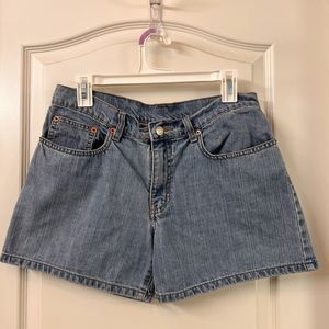 Vintage Ralph Lauren Polo Jean Shorts Women's Size 10 Saturday Flag Logo 90s Y2K